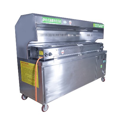 Infrared smoke-free barbecue oven (with electrostatic lampblack purifier)