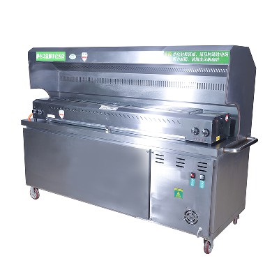 Infrared smoke-free barbecue oven (with electrostatic lampblack purifier)