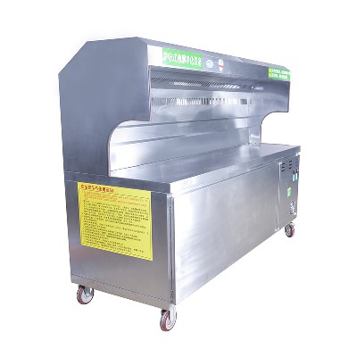 Infrared smoke-free barbecue oven (with electrostatic lampblack purifier)